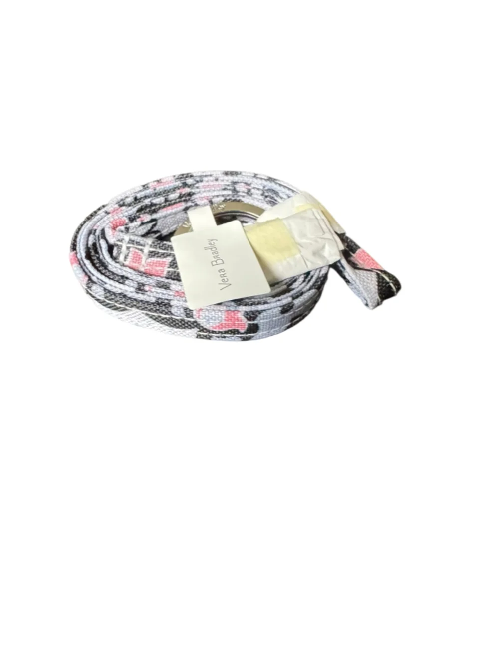 Vera Bradley Women's Lanyard One Size White Pink Lisbon Medallion